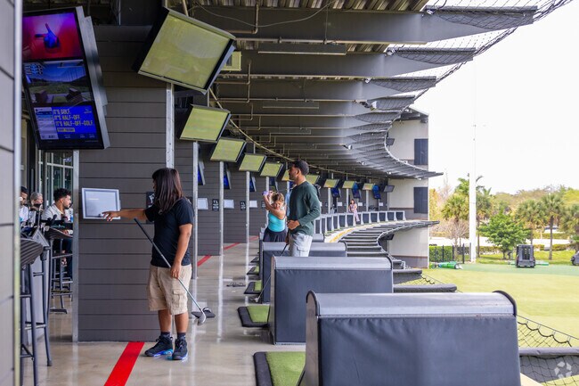TopGolf entertainment complex is just a few blocks from Rainbow Park neighborhood.