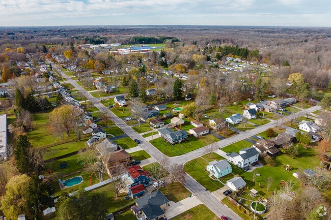 Many Alden homes are set among quiet tree-lined streets.