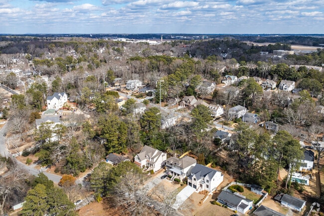 Ashford Park was originally developed in the mid-20th century with quaint ranch-style homes with new builds, like customs and contemporary farmhouses.