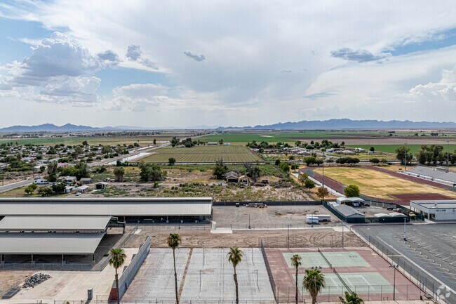 Students love the tennis program at Palo Verde High School in Blythe.