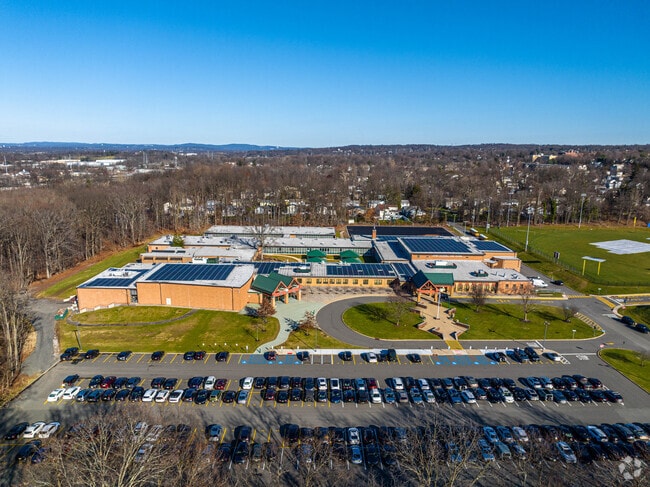 James Caldwell High School has a large campus for students.