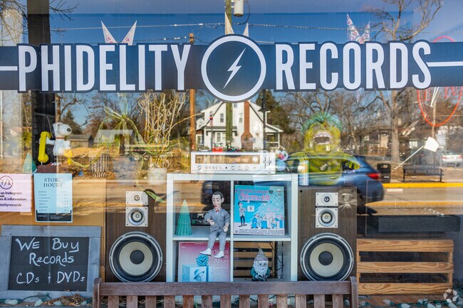 The mile long stretch of Haddon Avenue in the Westmont downtown features blocks of small businesses like Phidelity Records.
