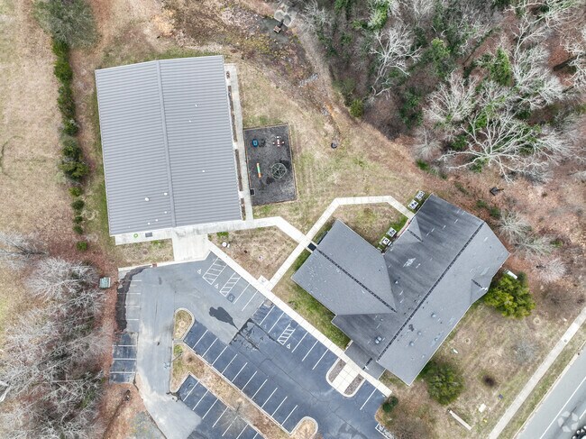 A birds eye view of Cornerstone Adventist Academy in Charlotte.