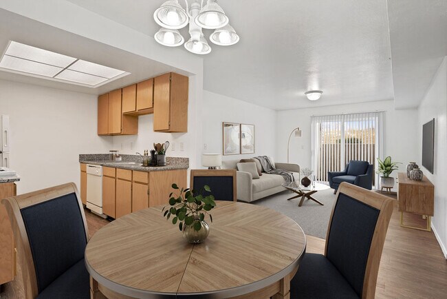 1 bd open living areas