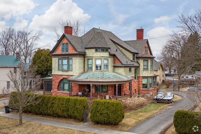 Homes in Ogdensburg were constructed mainly between the late 1800s and mid-20th century, sitting close together on gridlocked, sidewalk-lined streets.