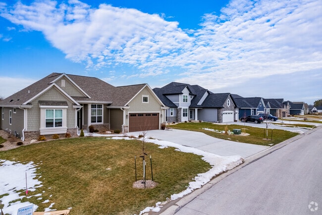 There are many different shapes and sizes of homes in Oak Creek.