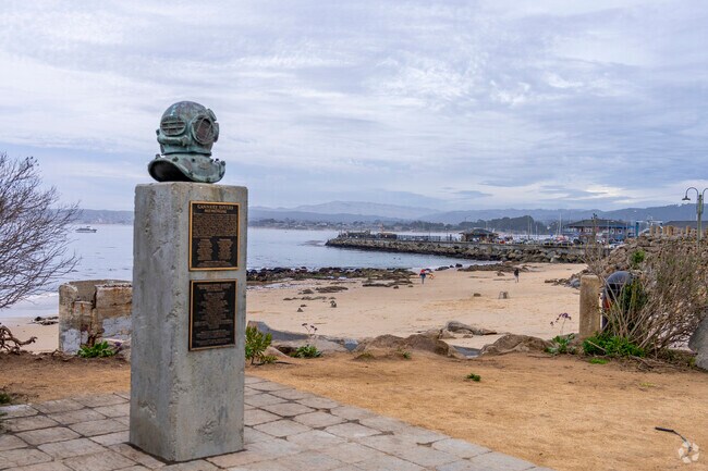 San Carlos Beach offers white sands and rich history.