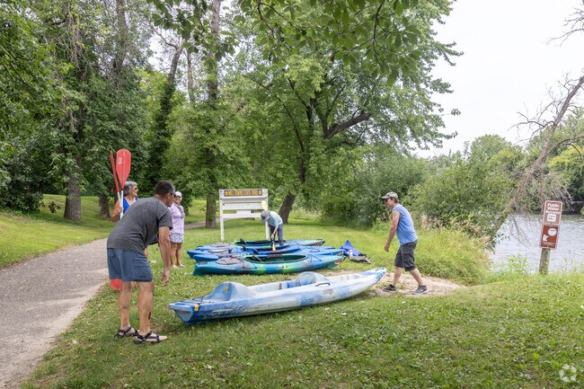 Riverside Park offers a boat launch for kayakers in Cannon Falls.