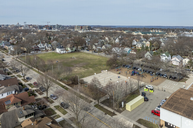 O'Keeffe Middle School in Marquette, Madison shares a campus with Marquette Elementary.