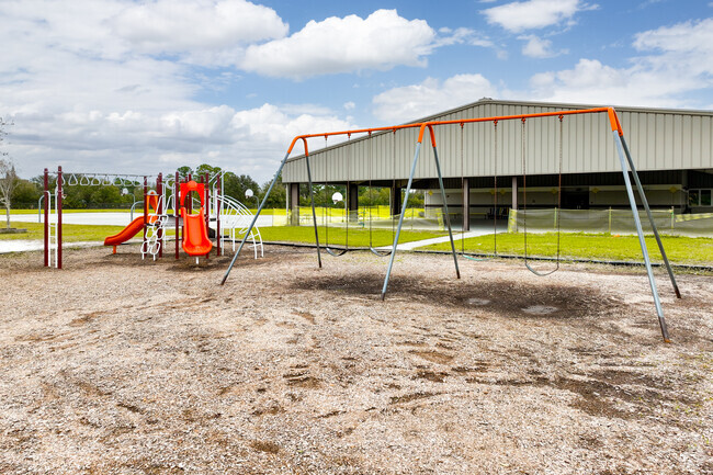 Students can enjoy the large colorful playground at Sunrise Elementary School.
