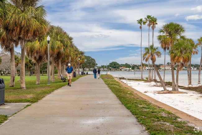 North Shore Park is a popular walking path for residents.