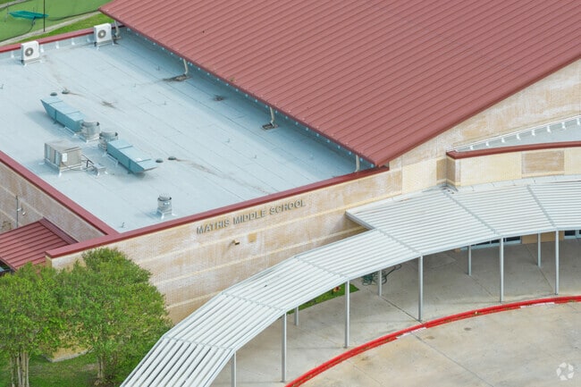 Mathis Middle School is located at 1627 E San Patricio Ave, Mathis, TX 78368.