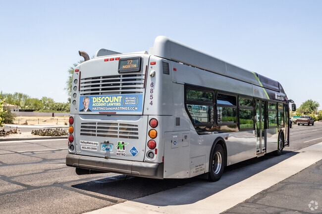 Valley Metro runs conveniently all along Scottsdale Road in Indian Bend.