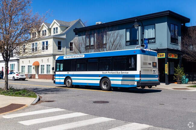 The South Portland Bus Service serves Knightville.