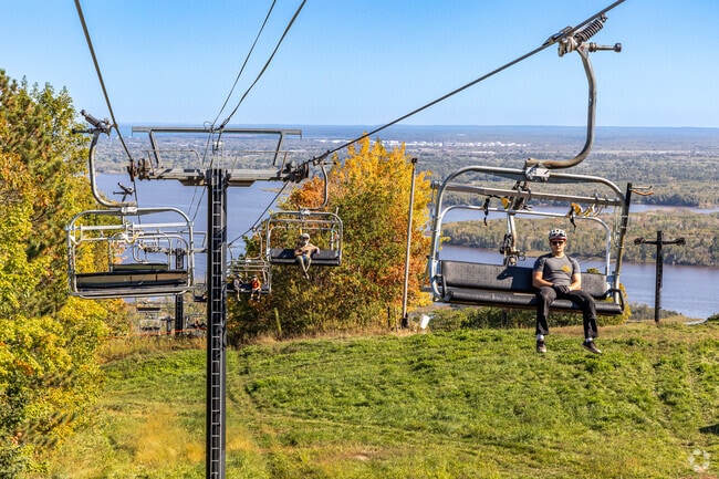 Spirit Mountains Scenic Chairlift offers great views of the St. Louis River and Riverside.