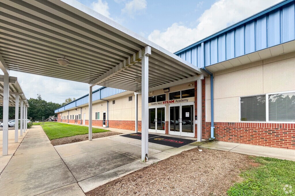 Hawks Nest STEM Academy main entrance.