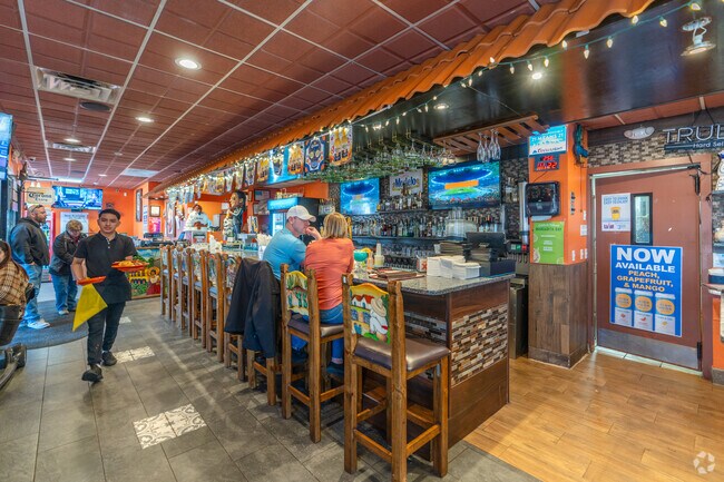 Puerto Vallarta Mexican Grill in Wolfe Park serves authentic Mexican cuisine in a lively space.