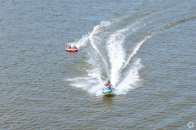 Enjoy the summer time tubing in Edgemere.
