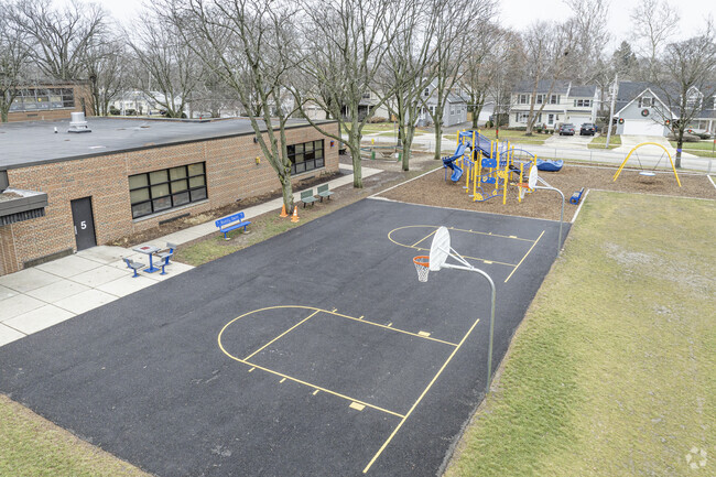 Students will enjoy shooting hoops at Longfellow Elementary School.