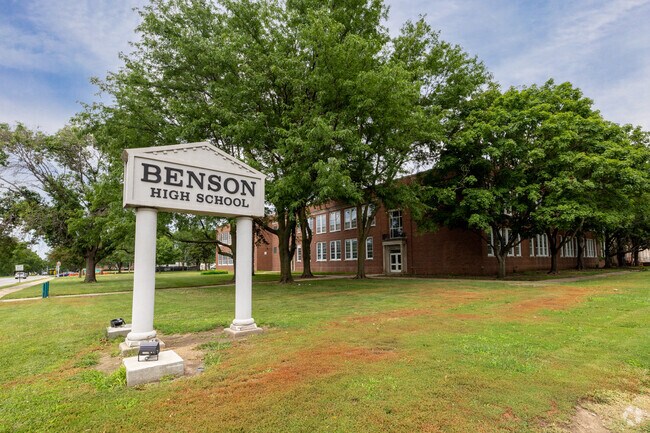 Benson High School in Lake-Bristol Square offers education for grades nine through twelve.