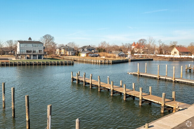 Many homes, as well as parks and public common areas feature docks for residents.