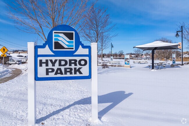 Hydro Park in Kaukauna's downtown hosts music events in the summer.