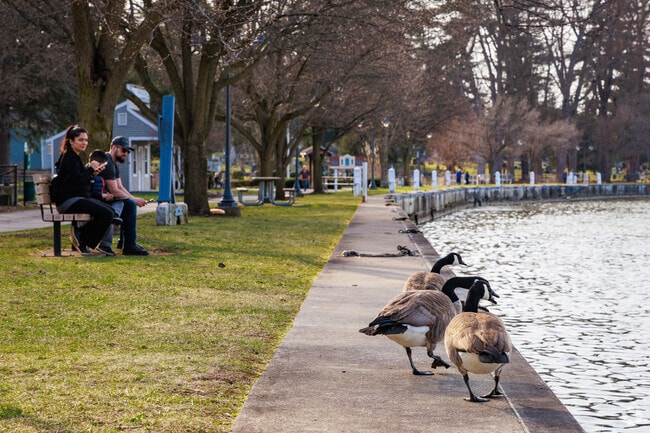 Sit and enjoy the riverfront views on the Seneca River in Baldwinsville.