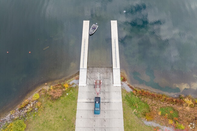 Fishing is a favorite pastime in Geddes even during the colder months.