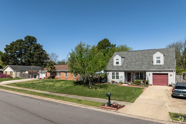 Streets in Charlestowne are lined with traditional homes and mature trees.