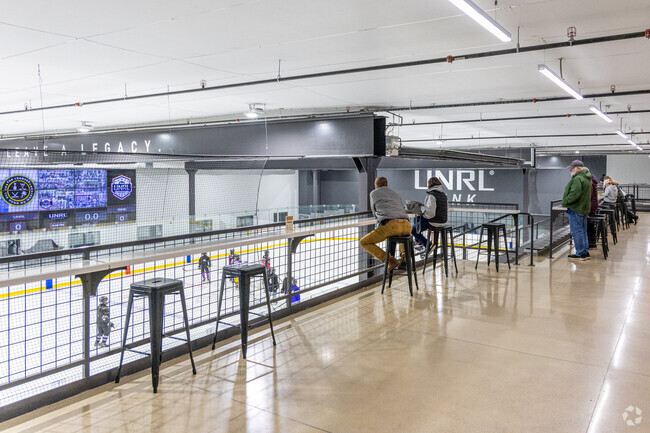 The UNRL Rink is nearby to Highland Park and offers great viewing, dinning, and drinks.