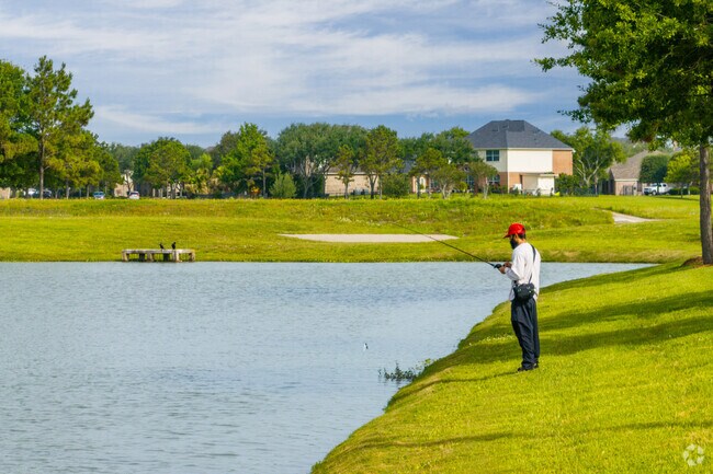 Anglers at The Lakes at Highland Glen can grab their rod and reel and head to a community lake.