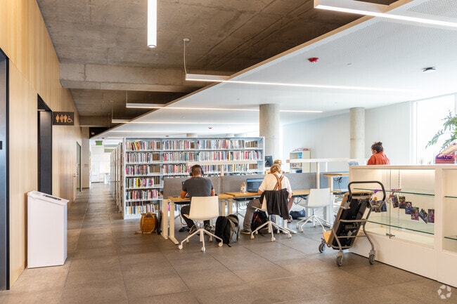 The Missoula public library is located only a few minutes from Rose Park.