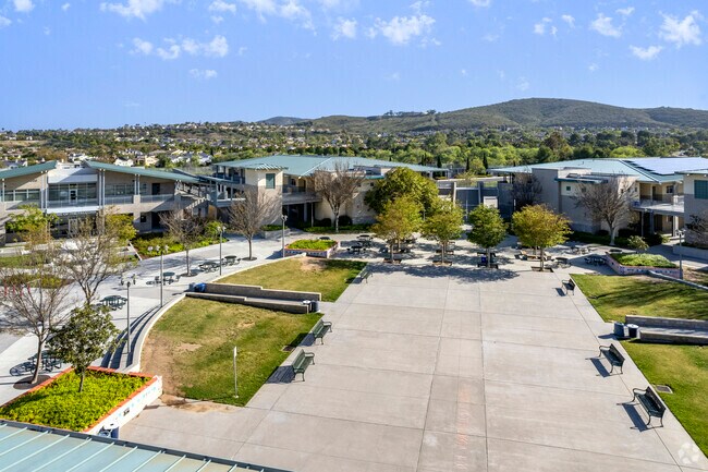 Oak Valley Middle School Courtyard.
