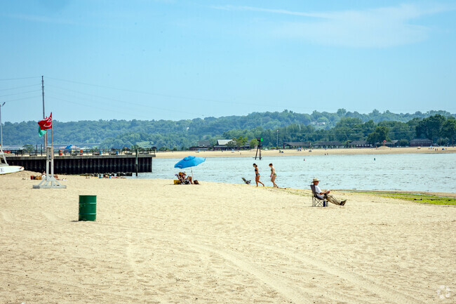 Tappan Beach is the place to be on a hot day in Greenvale.