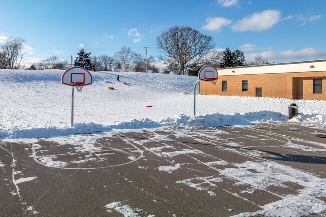 University Hills Elementary School basketball courts.