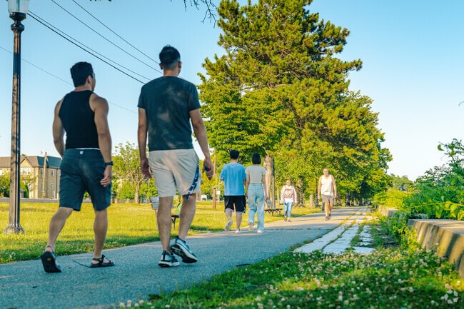 Locals get fresh air amongst the green space and walking paths found throughout Tyngsborough.