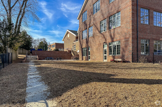 Play area behind Rivendell School