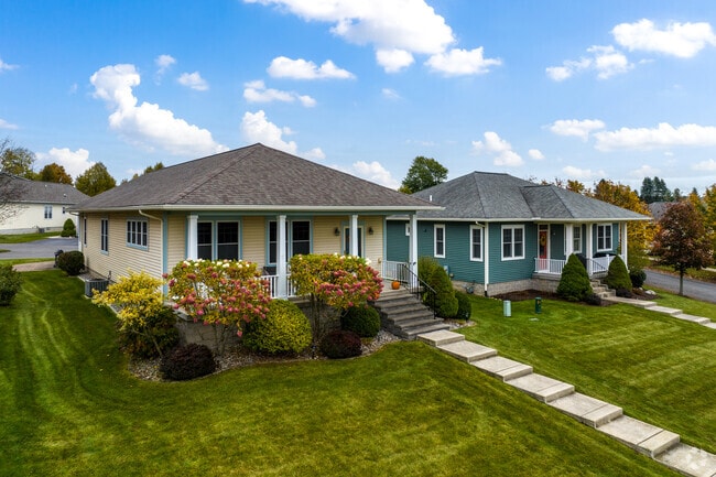 Hipped-roof craftsman cottages adorn a number of Camillus streets.