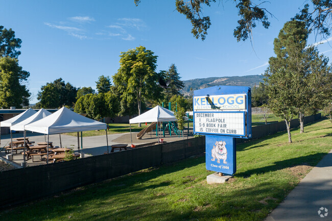 Kellogg Elementary School is centrally located in the neighborhood.
