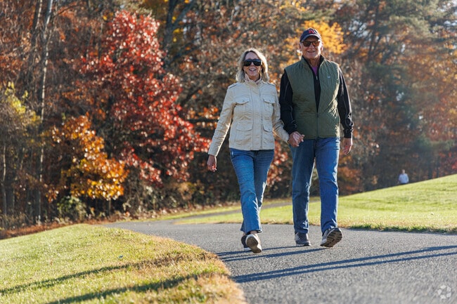 Paved walking paths at Honeygo Regional Park offer plenty of opportunity for casual exercise.