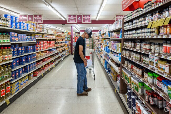 Falcon Falls residents can shop for groceries at the Farmers Market.