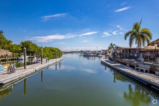 Bay Pines offers many marina options for boat housing.
