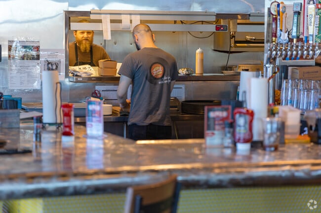 Try the delightfully named The Fatty Burger at S&B's Burger Joint.