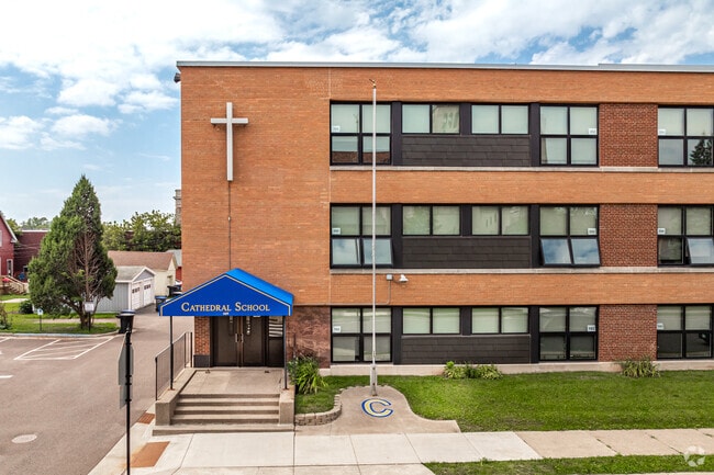 Cathedral School serves students in Grades Pre-k through 8th grade.