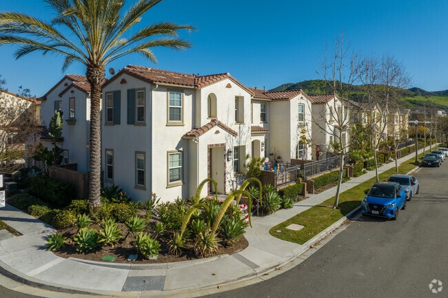Spanish-style townhomes are a common site in Rancho Mission Viejo.
