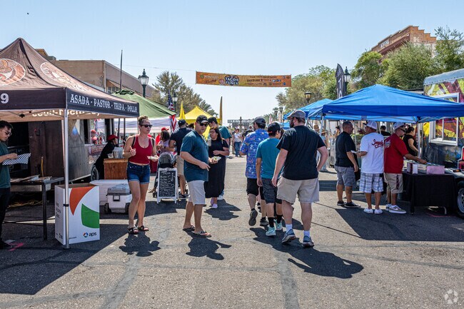San Luis locals and business owners love the annual Tacos and Tunes Festival in nearby Yuma.