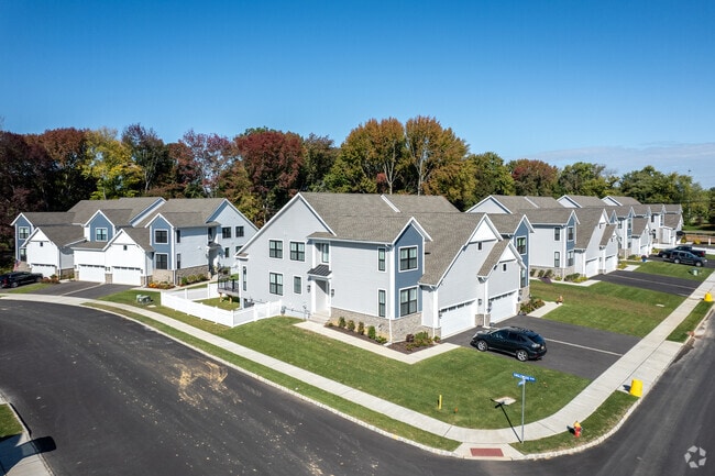 Still building new houses in the White Horse neighborhood like these town houses.