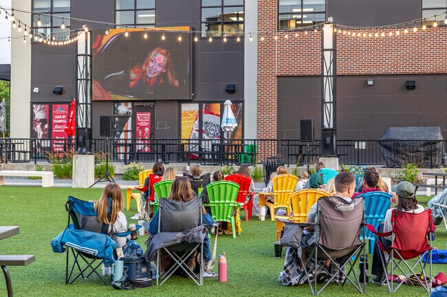 Bring your chairs and snacks for a fun night at Movies After Dark.