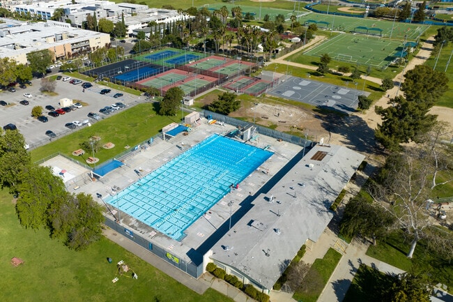 A welcoming community with an Olympic-sized swimming pool is an impressive amenity.