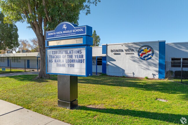 Bonita Vista Middle School has recently added a technology lab and updated athletic facilities.